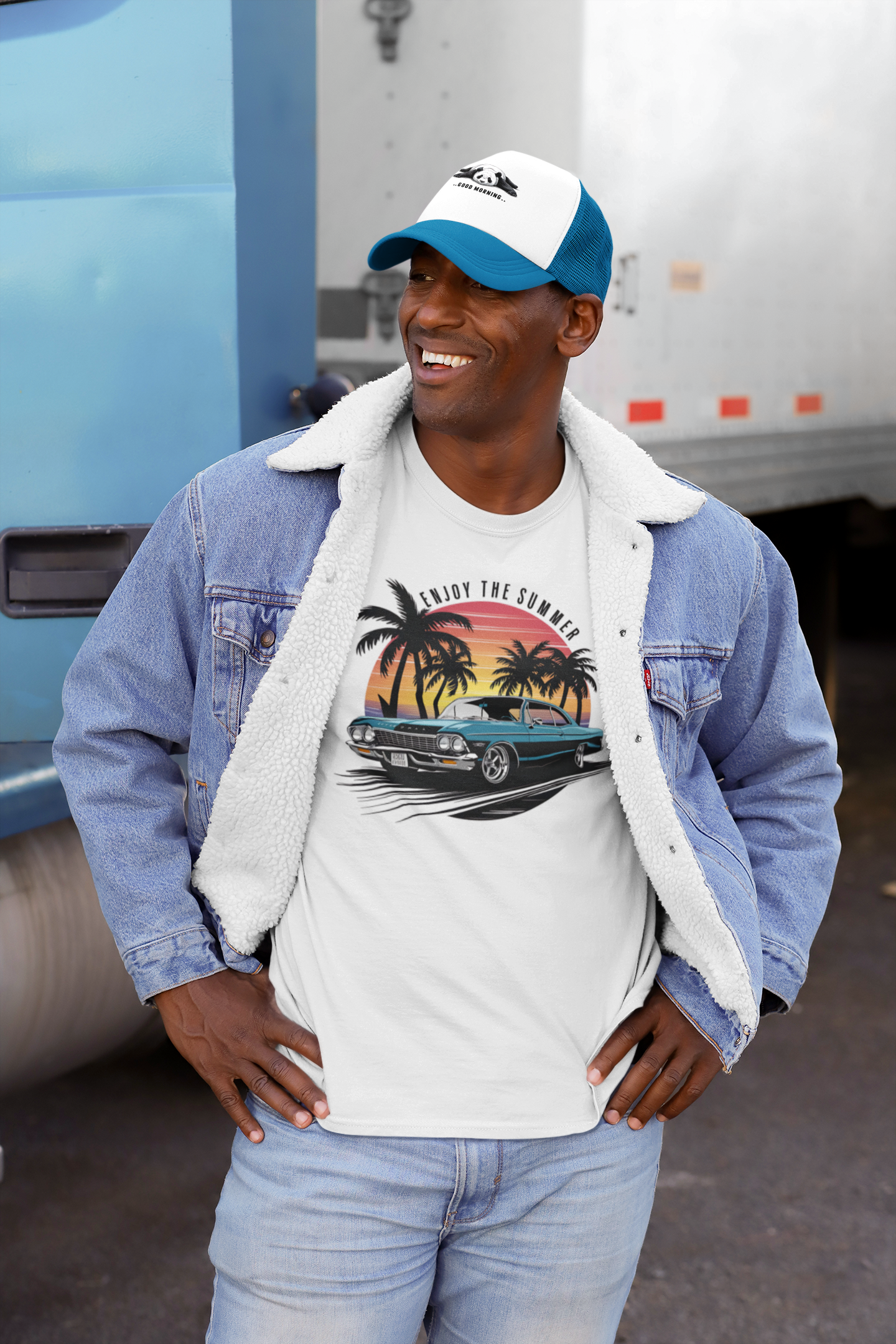 ENJOY SUMMER RELAXED FIT T-SHIRT