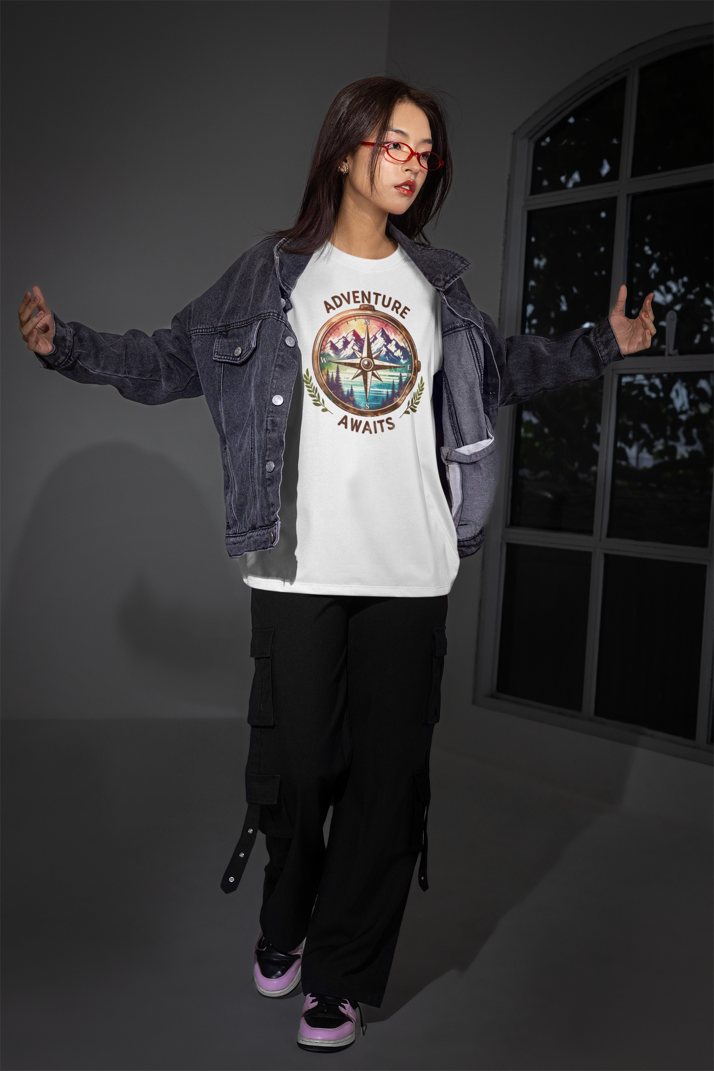 ADVENTURE AWAITS RELAXED FIT PREMIUM T-SHIRT