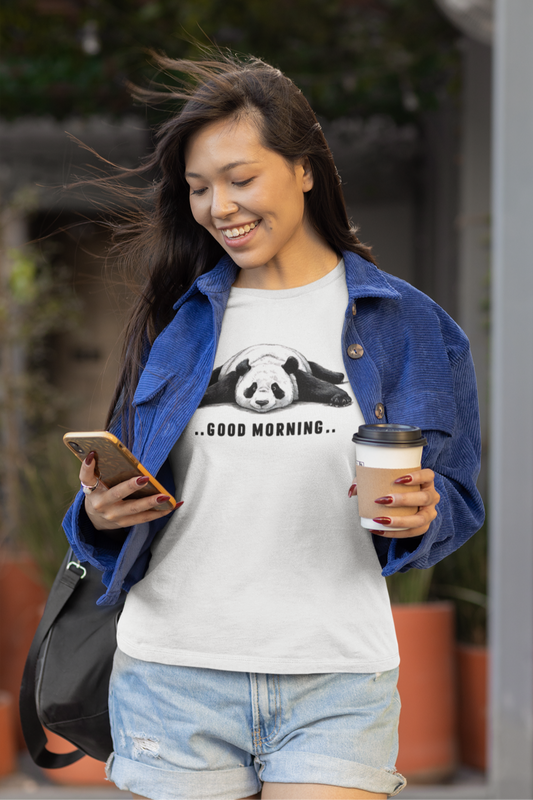 MORNING PANDA RELAXED FIT T-SHIRT
