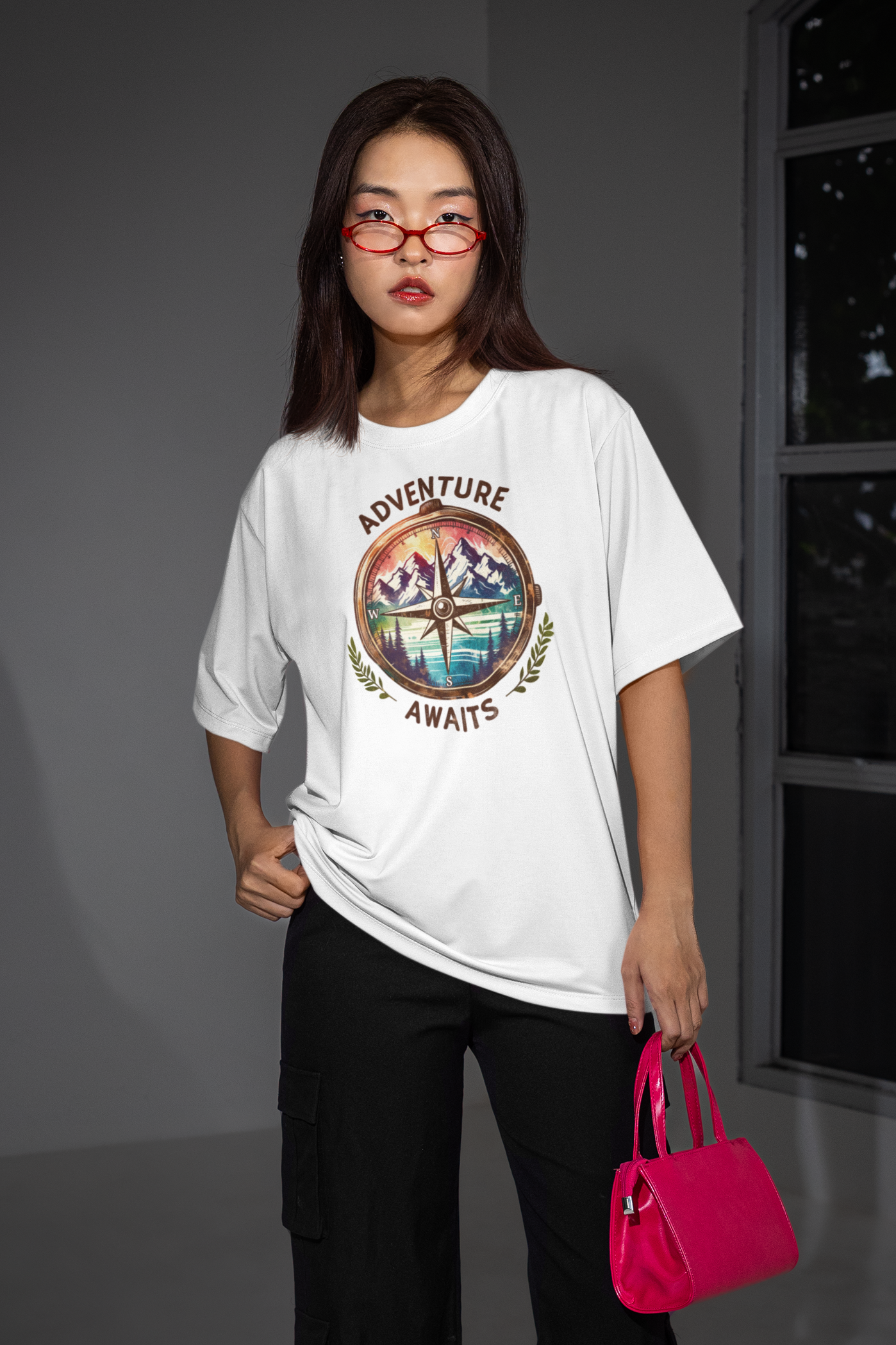 ADVENTURE AWAITS RELAXED FIT PREMIUM T-SHIRT
