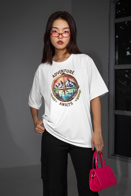 ADVENTURE AWAITS RELAXED FIT PREMIUM T-SHIRT