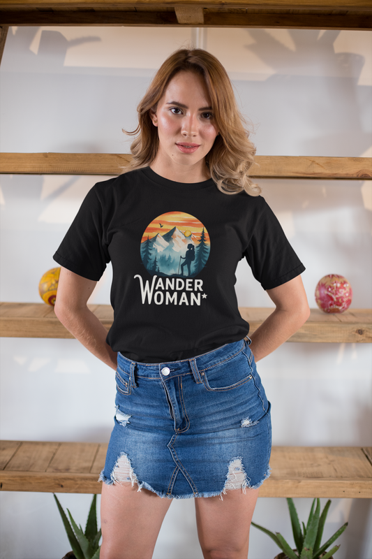 WANDER WOMAN RELAXED FIT PREMIUM T-SHIRT