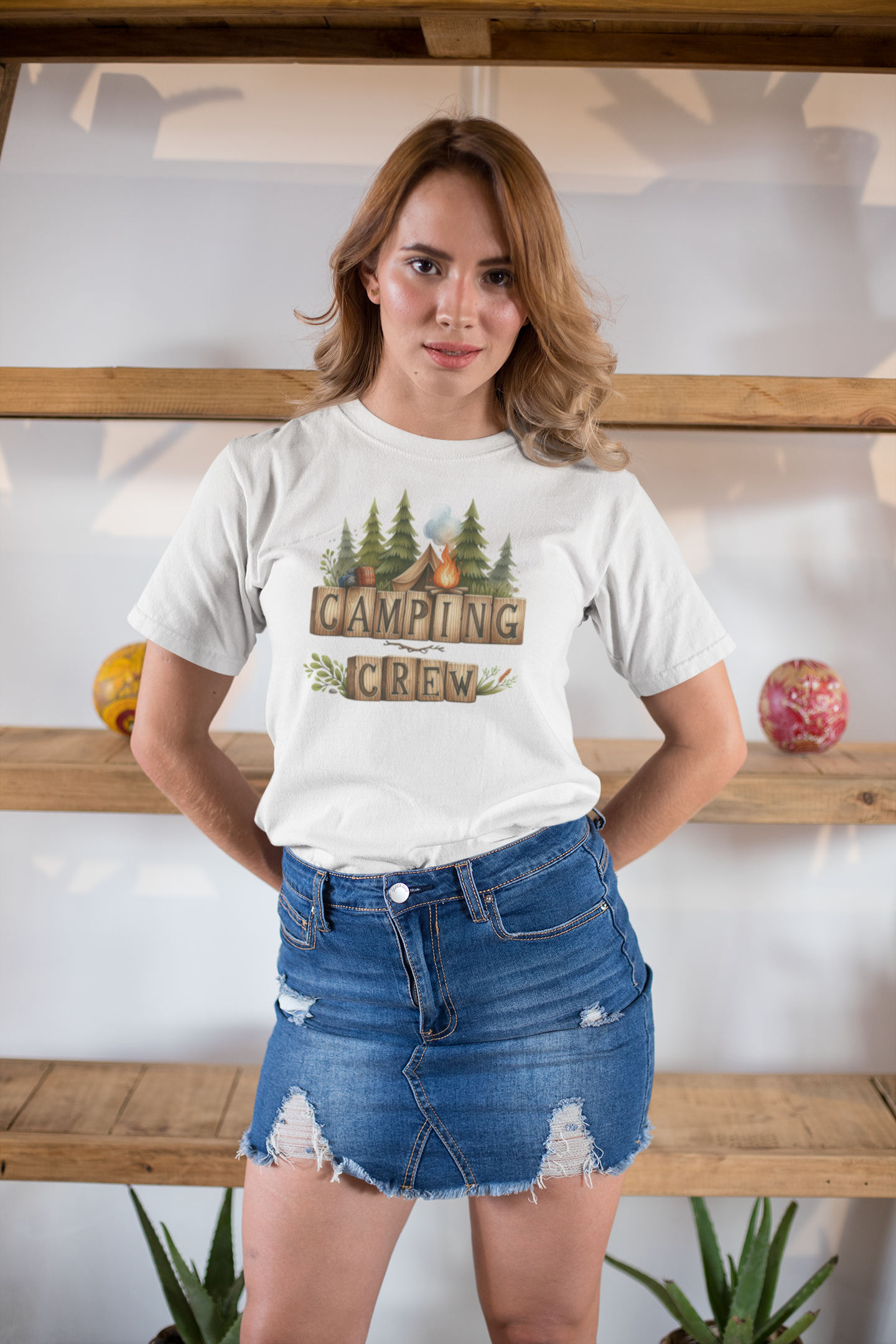CAMPING CREW RELAXED FIT PREMIUM T-SHIRT