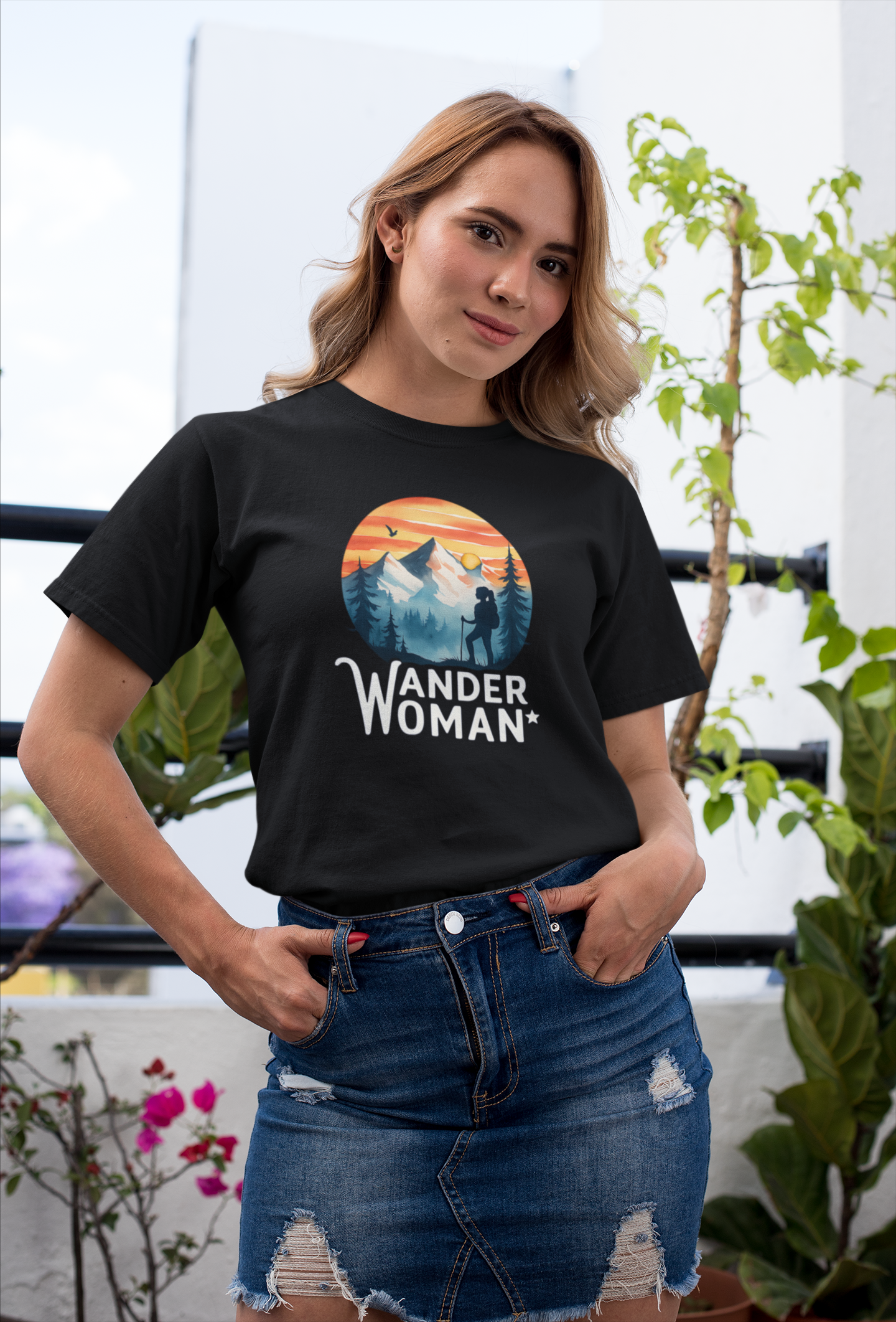 WANDER WOMAN RELAXED FIT PREMIUM T-SHIRT