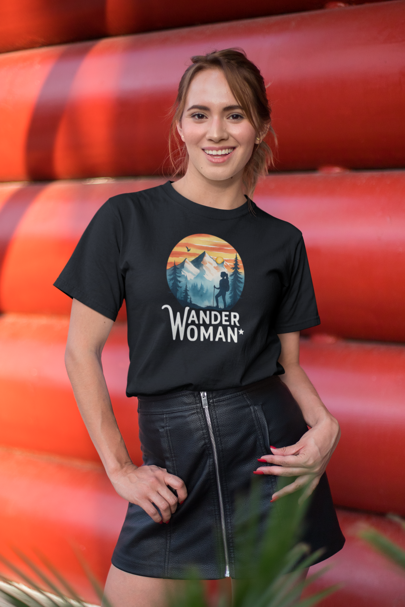 WANDER WOMAN RELAXED FIT PREMIUM T-SHIRT